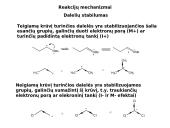 Reakcijų mechanizmai. Alkanai, alkenai, aromatiniai junginiai 13 puslapis