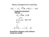 Reakcijų mechanizmai. Alkanai, alkenai, aromatiniai junginiai 15 puslapis