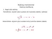 Reakcijų mechanizmai. Alkanai, alkenai, aromatiniai junginiai 5 puslapis