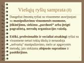 Ryšiai su visuomene arba viešieji ryšiai 14 puslapis