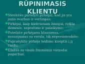 Santykių užmezgimo su pirkėjais pagrindai 8 puslapis