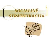 Socialinė stratifikacija