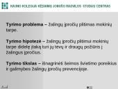 Šeimos švietimas apie žalingus įpročius kaip socialinio darbo forma 2 puslapis