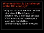 Terrorism - challenge of the XXI century 3 puslapis
