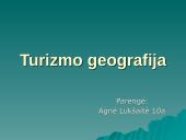 Turizmo geografija