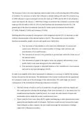 Integration of Lithuania into European Union (EU) 3 puslapis