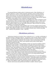 Alkoholis. Alkoholio poveikis žmogaus organizmui 2 puslapis