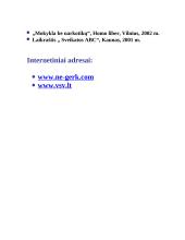 Alkoholis. Alkoholio poveikis žmogaus organizmui 20 puslapis