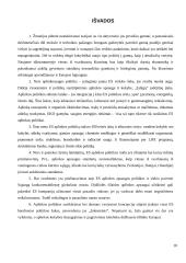 Aplinkos apsaugos vieta bendroje Europos Sąjungos (ES) politikoje 19 puslapis