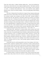 Aplinkos apsaugos vieta bendroje Europos Sąjungos (ES) politikoje 6 puslapis