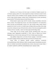 Atlantizmas bei europizmas vieningos Europos politikoje 3 puslapis