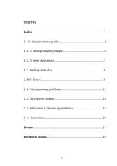 Atliekų tvarkymo politika  Europos Sąjungoje (ES) ir Lietuvoje 2 puslapis