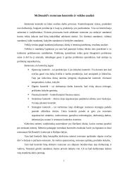 Charakterizavimas ir įvertinimas: restoranas "McDonald’s" 12 puslapis