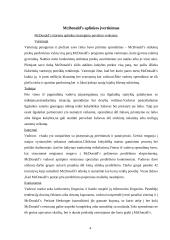 Charakterizavimas ir įvertinimas: restoranas "McDonald’s" 4 puslapis