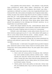 Charakterizavimas ir įvertinimas: restoranas "McDonald’s" 7 puslapis