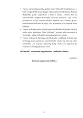 Charakterizavimas ir įvertinimas: restoranas "McDonald’s" 8 puslapis
