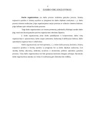 Darbo organizavimo ypatumai skirtingose įmonėse 3 puslapis