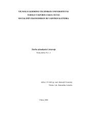 Darbo apmokėjimas bei jo pokyčiai Lietuvoje 