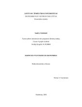 Darnusis vystymasis ir ekonomika