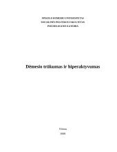 Dėmesio trūkumas ir hiperaktyvumas