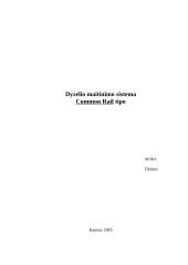 Dyzelio maitinimo sistema  Common Rail tipo 10 puslapis