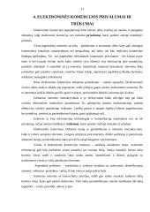 Elektroninės komercijos esmė, formos, atsiskaitymo priemonės, privalumai ir trūkumai 12 puslapis
