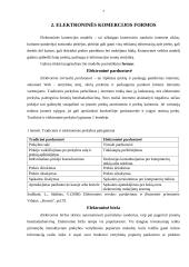 Elektroninės komercijos esmė, formos, atsiskaitymo priemonės, privalumai ir trūkumai 6 puslapis