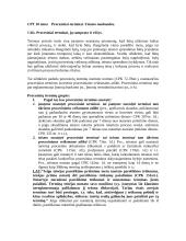 Procesiniai terminai. Teismo nuobaudos.