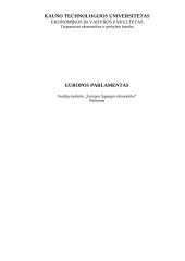 Europos Parlamento nariai, darbas, įgaliojimai bei vaidmuo