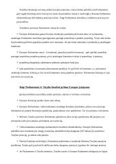 Europos Parlamento nariai, darbas, įgaliojimai bei vaidmuo 12 puslapis