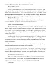 Europos Parlamento nariai, darbas, įgaliojimai bei vaidmuo 16 puslapis