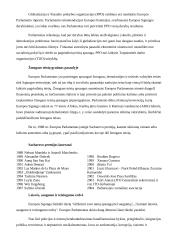 Europos Parlamento nariai, darbas, įgaliojimai bei vaidmuo 17 puslapis