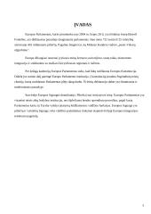 Europos Parlamento nariai, darbas, įgaliojimai bei vaidmuo 3 puslapis