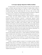 Europos Sąjungos regioninės politikos įgyvendinimas 15 puslapis