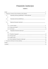 Finansinės institucijos