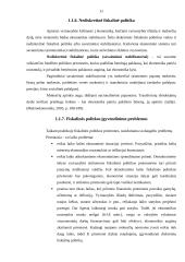 Fiskalinės politikos esmė, tikslai ir įgyvendinimo problemos 11 puslapis