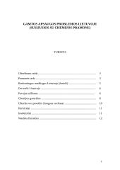 Gamtos apsaugos problemos Lietuvoje (susijusios su chemijos pramone) 2 puslapis
