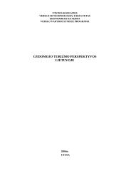 Gydomojo turizmo perspektyvos Lietuvoje