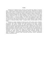 Globalizacijos reikšmė, raida ir įtaka 5 puslapis