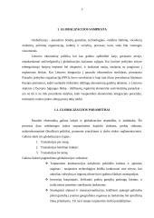 Globalizacija ir Lietuvos ekonominė politika 3 puslapis