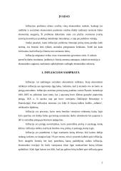 Infliacijos samprata, formos bei infliacija Lietuvoje 2 puslapis