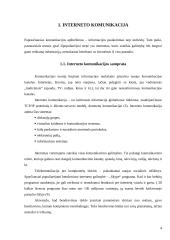 Interneto komunikacijos modelio sukūrimas ir pagrindimas 4 puslapis