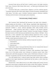 Investicinio fondo samprata, veikla bei fondų klasifikavimas 5 puslapis