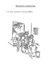 J.V. Gėtė "Faustas" - apie autorių, kūrinį ir veikėjus 9 puslapis