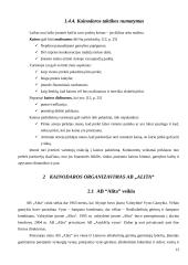 Kainodaros organizavimas: alkoholinių gėrimų gamyba AB "Alita" 14 puslapis