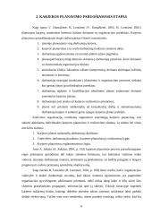 Karjeros  samprata ir organizavimo etapai 6 puslapis