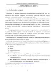 Konkurencijos analizė. Konkurencijos rūšys. Konkurentų galimybių analizė 3 puslapis