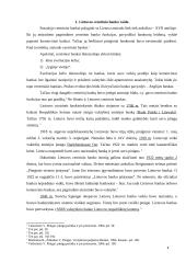 Lietuvos centrinio banko raida ir veikla 4 puslapis