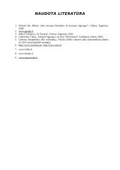 Lietuvos ūkis ir Europos sąjungos integracijos iššūkiai ekonomikai 20 puslapis