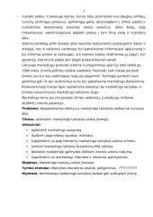 Marketingo tarnybos veiklos vaidmuo 3 puslapis